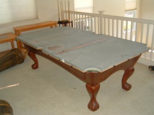 Proper pool table installation is done from the ground up